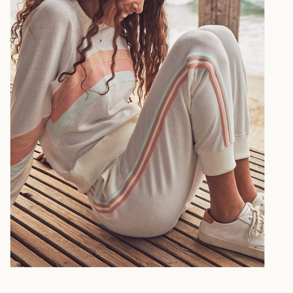 Faherty Molli Jogger Pants in Golden Hour